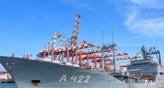 ඉරාන නෞකාවේ සිටි 204 දෙනෙකු කොළඹ වරායට